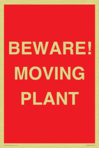 BEWARE! MOVING PLANT
